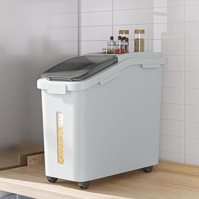YITAHOME Large Ingredient Flour Storage Bin, Commercial Rice Storage Container Bulk Flour storage... | Amazon (US)