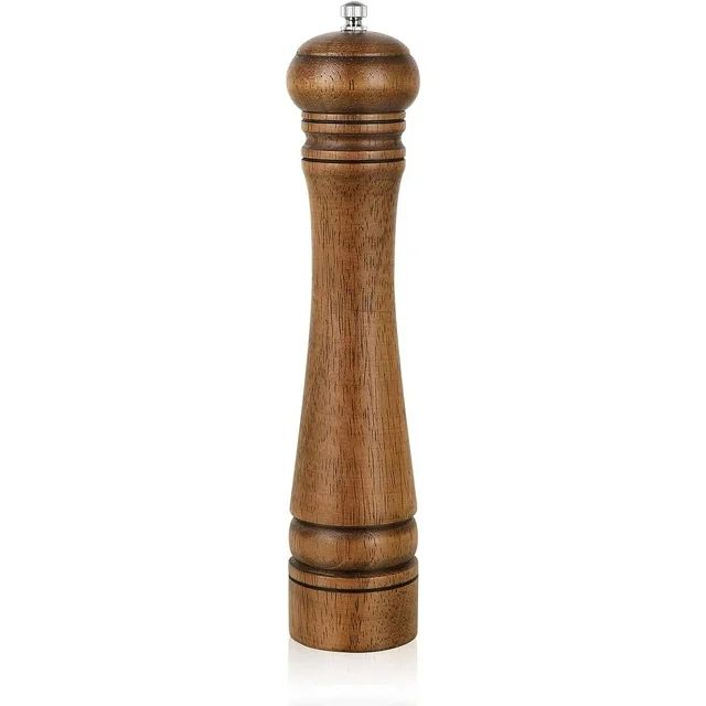 Wooden Salt and Pepper Grinder Set, Salt Mill Pepper Grinder Set, Pepper Grinder, Salt Shaker wit... | Walmart (US)