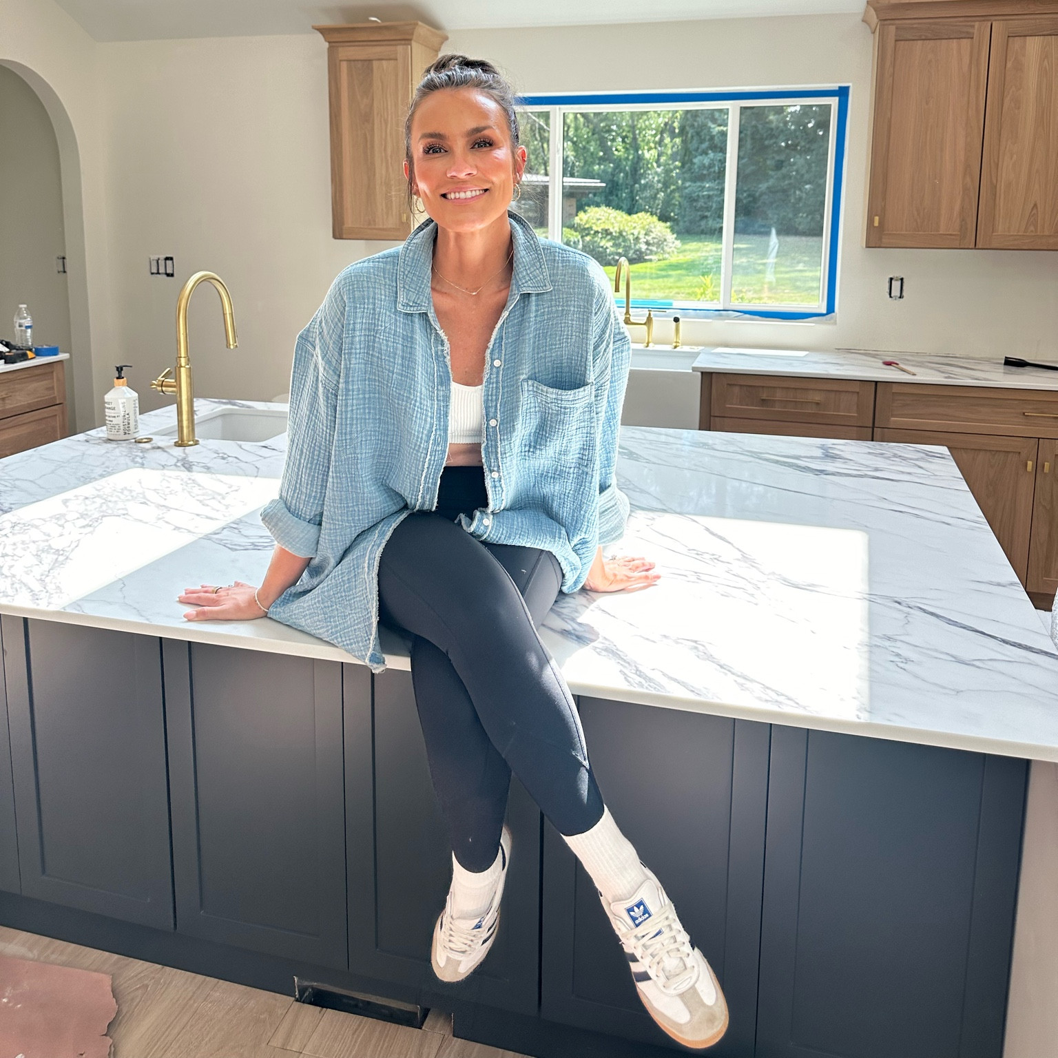 Y’all are about to break my DMs for this shirt! It’s only left in white but linked other versions in different fabrics. On sale! Wearing size Small  

#LTKSaleAlert