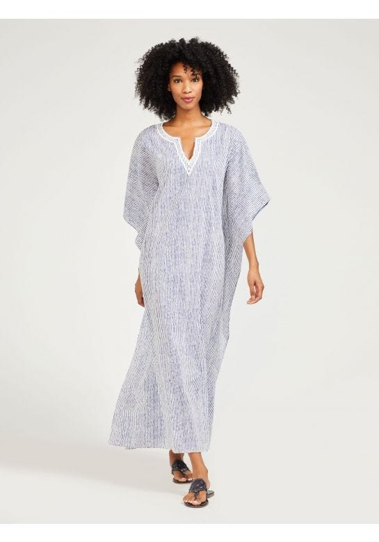 Lagos Tunic in Hairline Stripe | J.McLaughlin