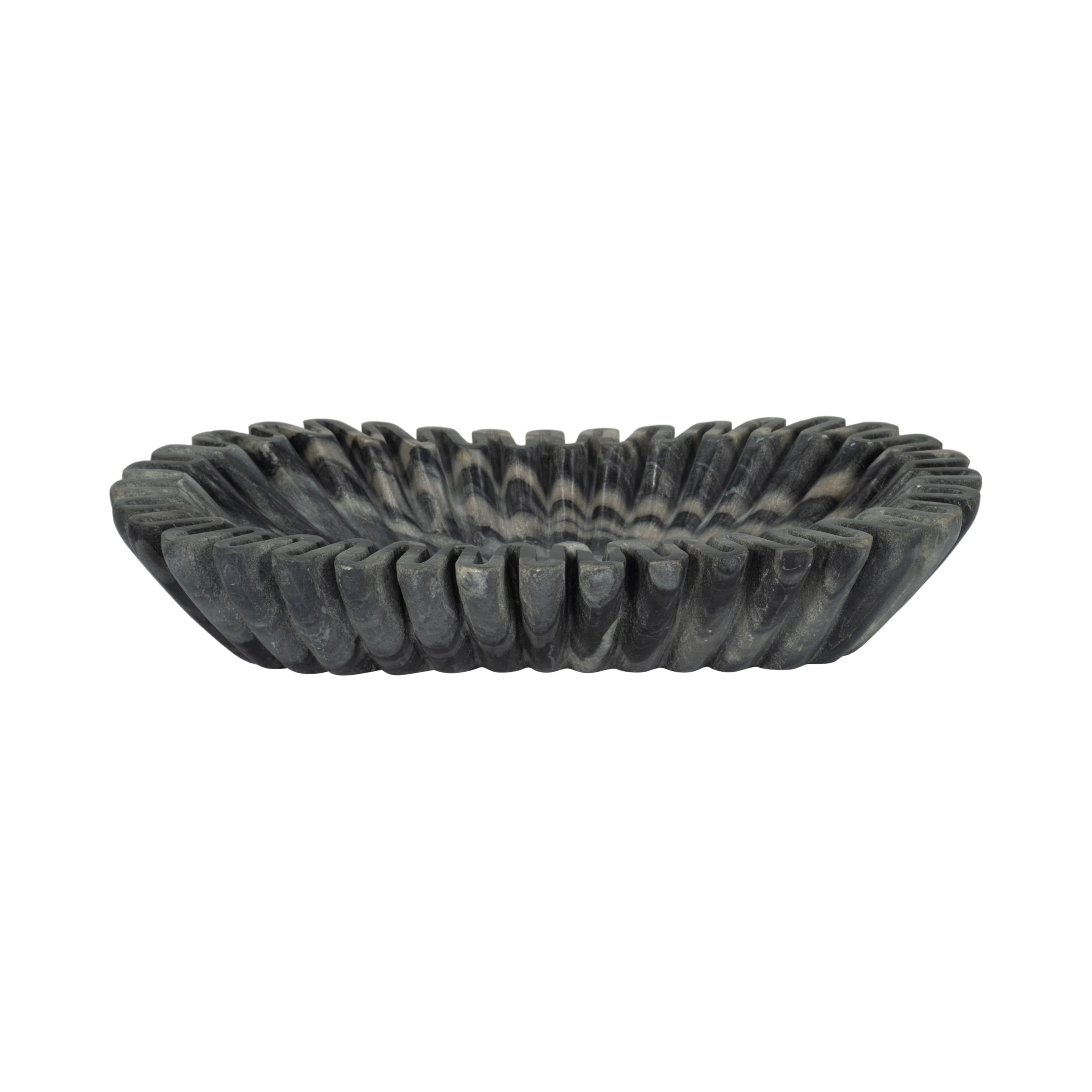 AllModern Vanderwall 16" Arkin Wavy Marble Bowl | Wayfair | Wayfair North America