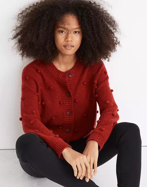Bobble Colburne Cardigan Sweater in Coziest Textured Yarn | Madewell