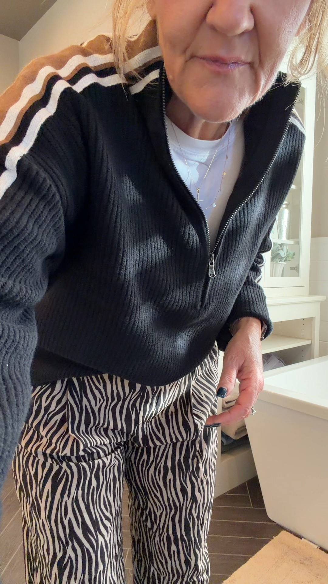 Loft lounge 
Size medium sweater medium petite in pants. 
The pants I wouldn’t recommend a petite unless you are shorter than 5 foot three.
There’s also a matching tee  

#LTKSaleAlert #LTKTravel #LTKOver40

#LTKSaleAlert #LTKTravel #LTKOver40