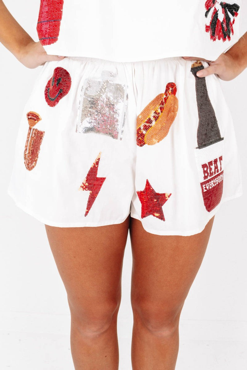 Queen Of Sparkles Icon Shorts - Oklahoma | The Impeccable Pig