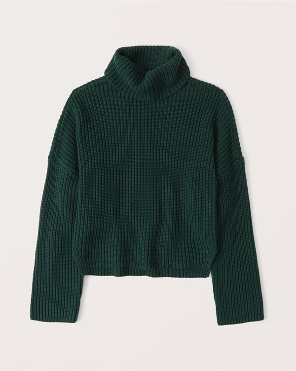 Ribbed Turtleneck Sweater | Abercrombie & Fitch (US)