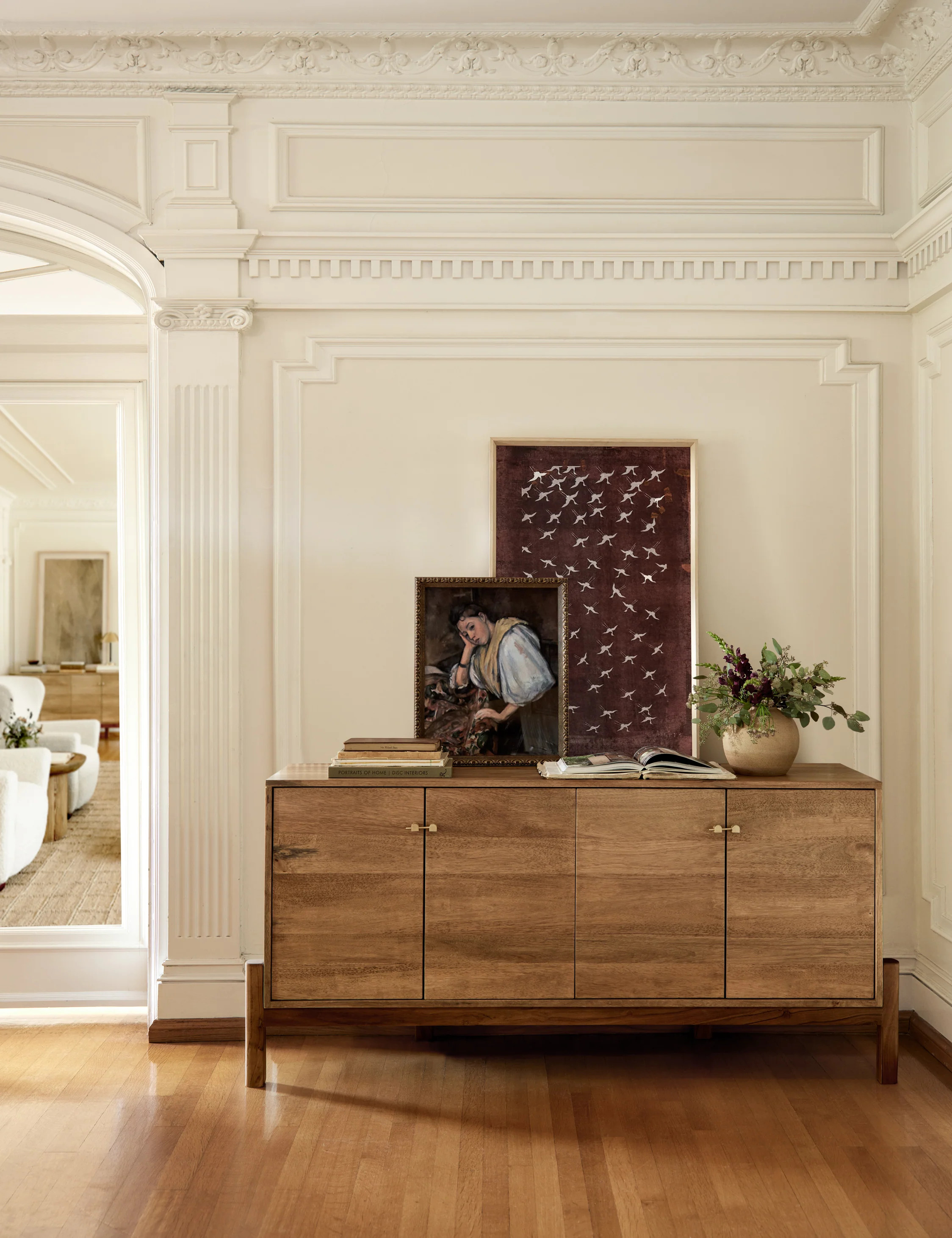 Crane Stencil 2 Wall Art | Lulu and Georgia 