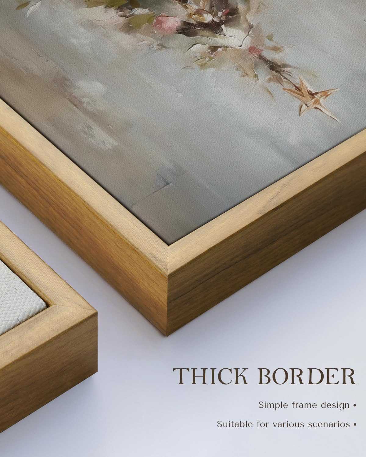 Vintage Snowy Christmas Tree with Ornaments Wall Art, 12x16 Inch Festive Winter Framed Canvas Pai... | Amazon (US)