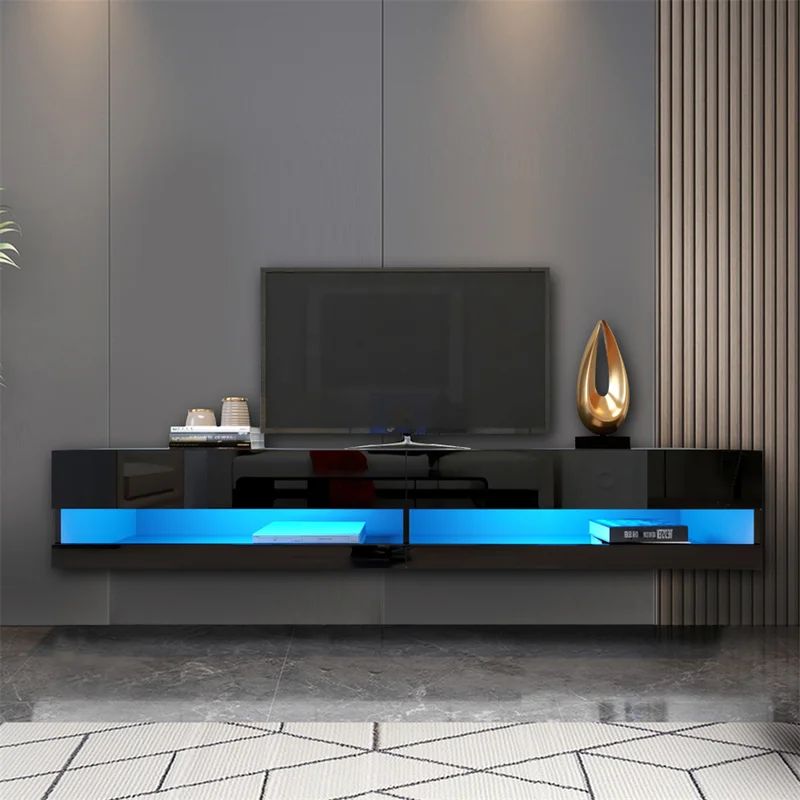 Woodfin Floating TV Stand for TVs up to 78" | Wayfair North America