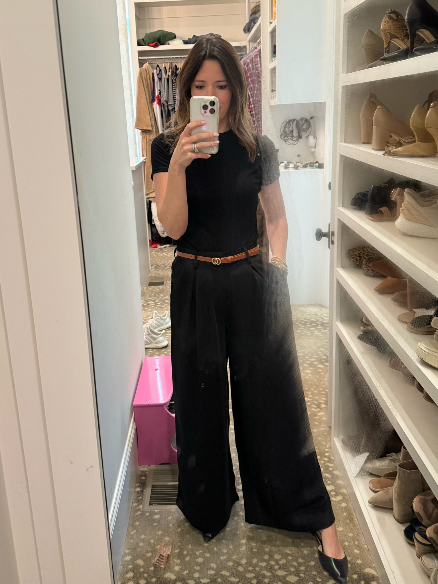 “I have nothing to wear” days call for an all black Amazon outfit. Always works even when your mirror is smudged haha I blame the kids :) 

#LTKFindsUnder50 #LTKWorkwear #LTKStyleTip