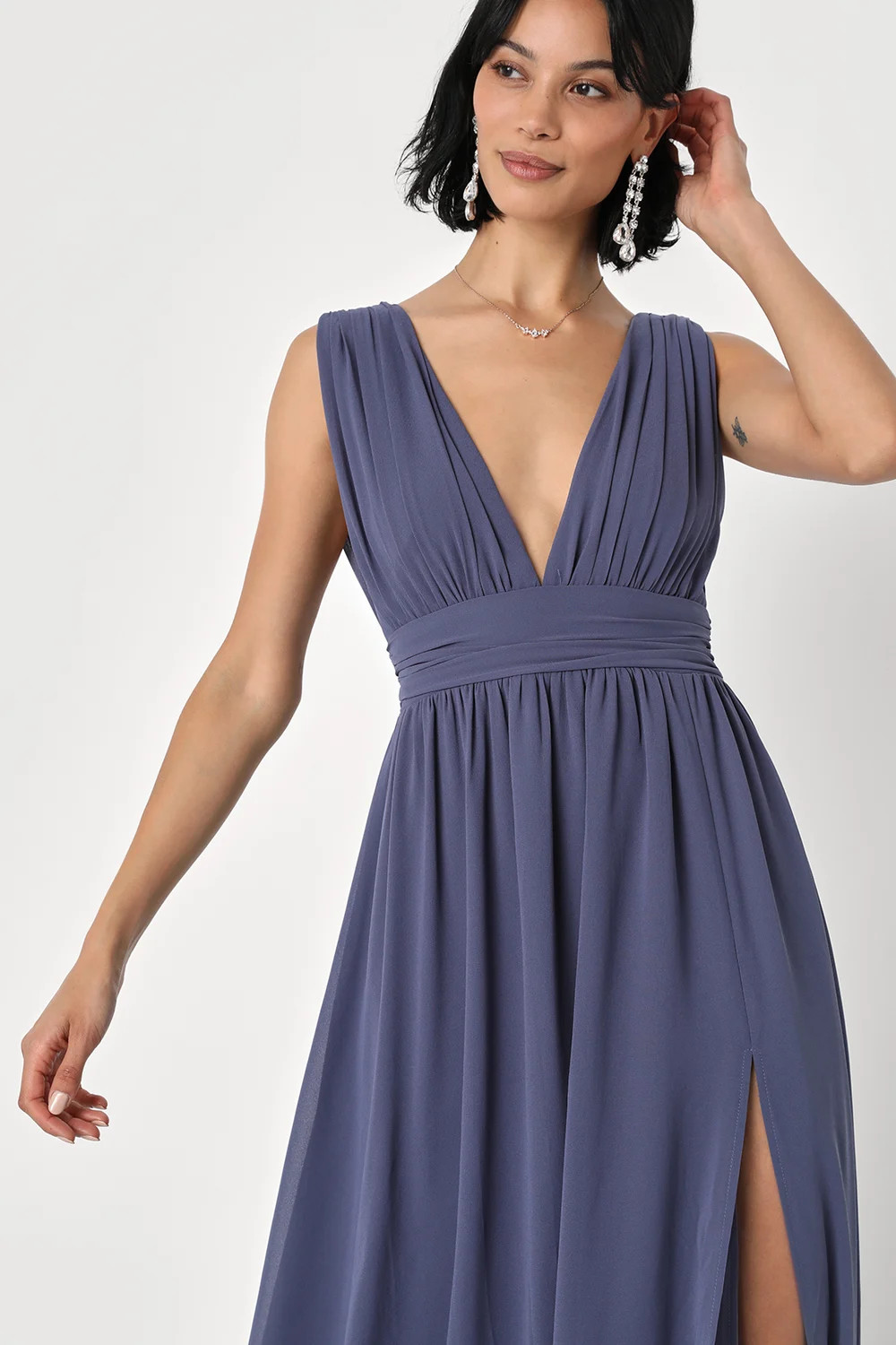Heavenly Hues Denim Blue Maxi Dress | Lulus (US)
