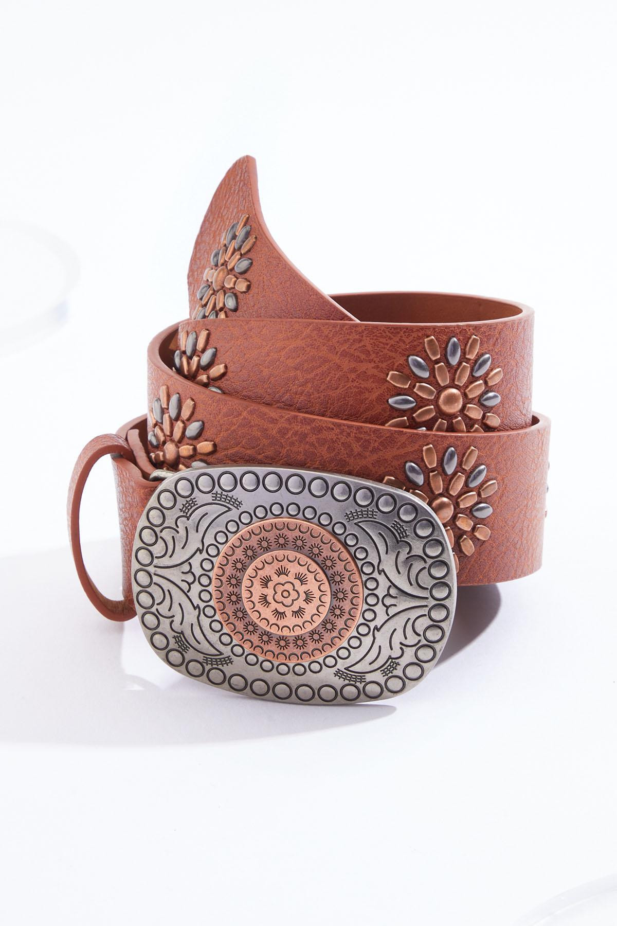 Western Buckle Studded Belt | Cato Fashions