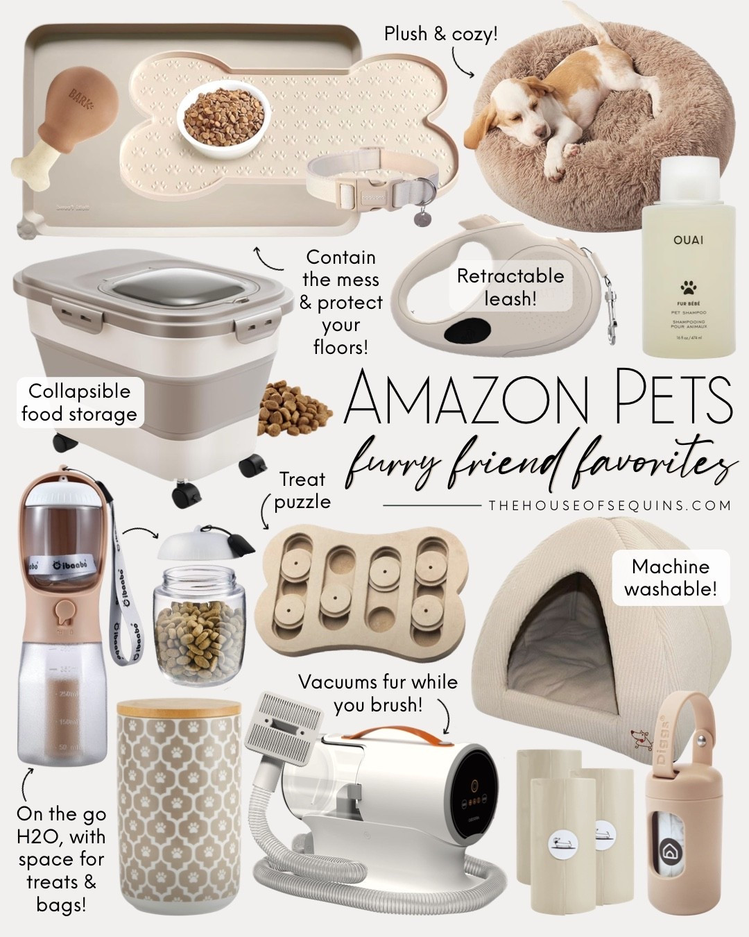 Shop Amazon pet essentials! Dog mom must haves, dog bed, dog food storage, pet hair vacuum, dog leash, cat bed, pet daily essentials, dog toy, pet puzzle, mess free food tray and more! 

#LTKHome #LTKSaleAlert #LTKPets