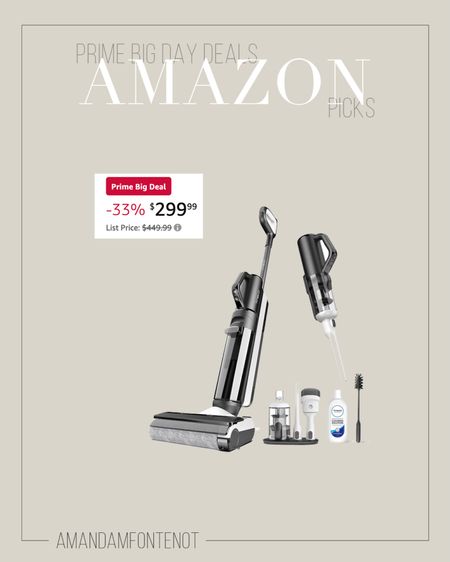 My vacuum is included in Prime Big Deals today and tomorrow! I haven’t seen it marked down like this since I bought it for Prime Day💛 You won’t regret it!!



#LTKsalealert