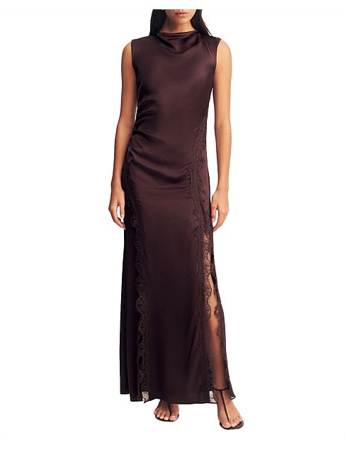 Shona Joy Allegra Lace Panelled Maxi Dress | David Jones | David Jones (Australia & New Zealand)