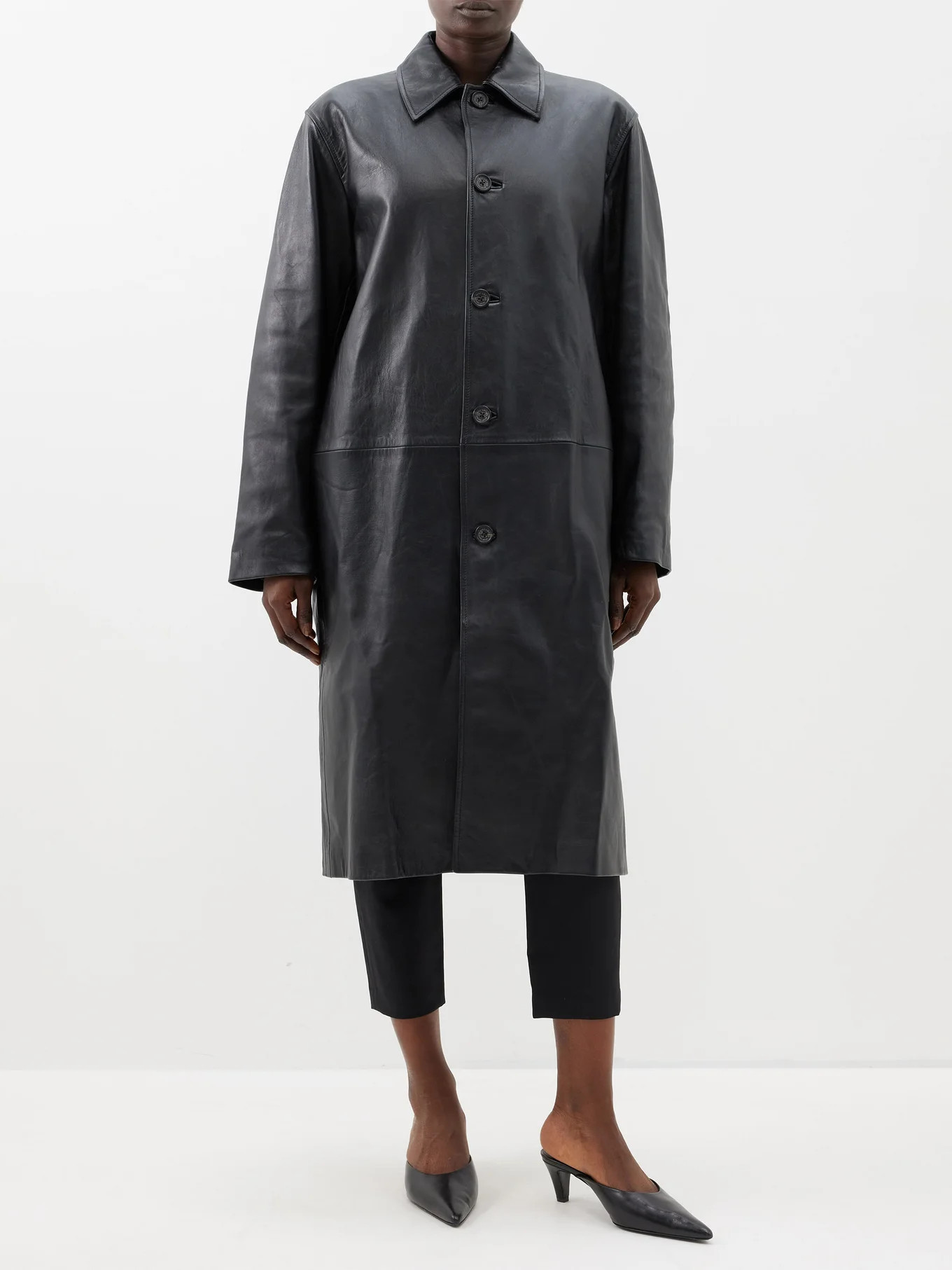 Abel leather coat | Nili Lotan | Matches (US)