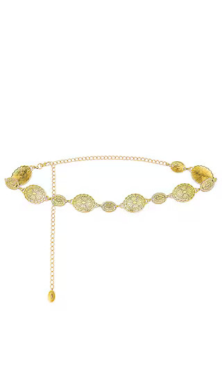 Concho Belt in Gold | Revolve Clothing (Global)