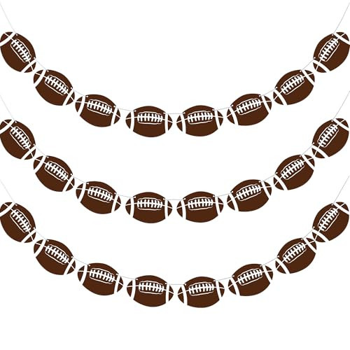 OHOME Football Party Decorations for Super Game Bowl 2026 - Game Day Banner | Football Party Decorations Supplies Favors Indoor Outdoor - Birthday Hanging Backdrop Sports Theme Decor for Wall Home | Amazon (US)