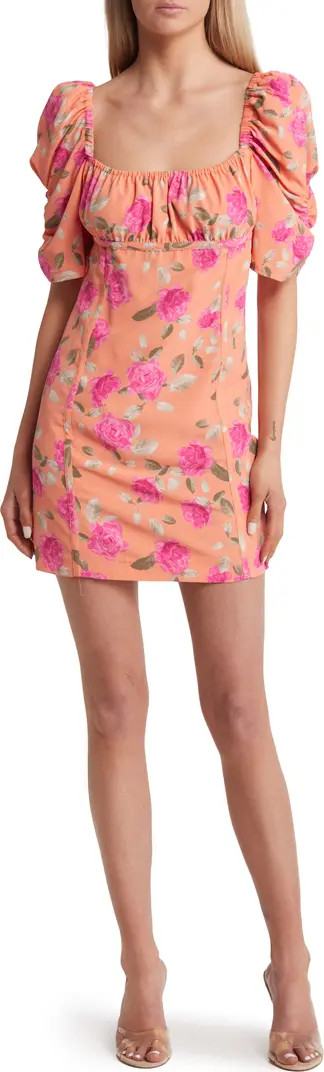 Liv Puff Sleeve Minidress | Nordstrom