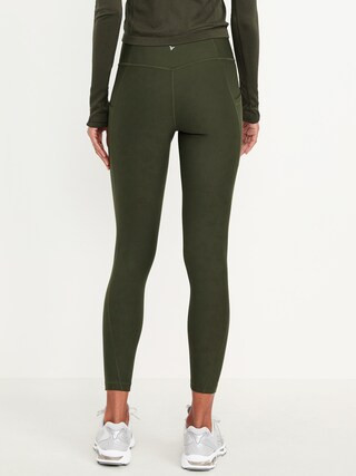 High-Waisted PowerSoft 7/8 Pocket Leggings | Old Navy (US)