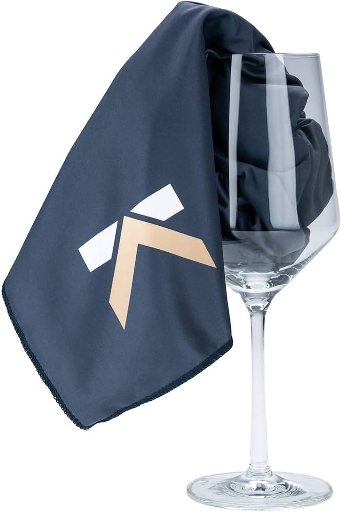 KLOVEO Polishing Cloth - Wine Glass Polishing Cloths - 20x27 Inch Large Size, Lint Free, Microfib... | Amazon (US)