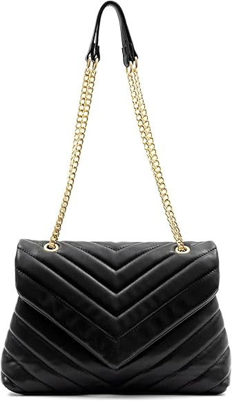 PRETTYGARDEN Women’s Fashion Crossbody Bags Lightweight Adjustable Chain Strap Quilted Designer... | Amazon (US)