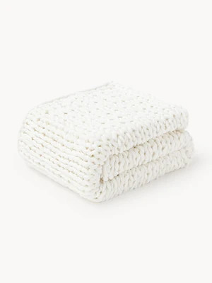 Handmade Chunky Knit Blanket Adyna | Westwing UK