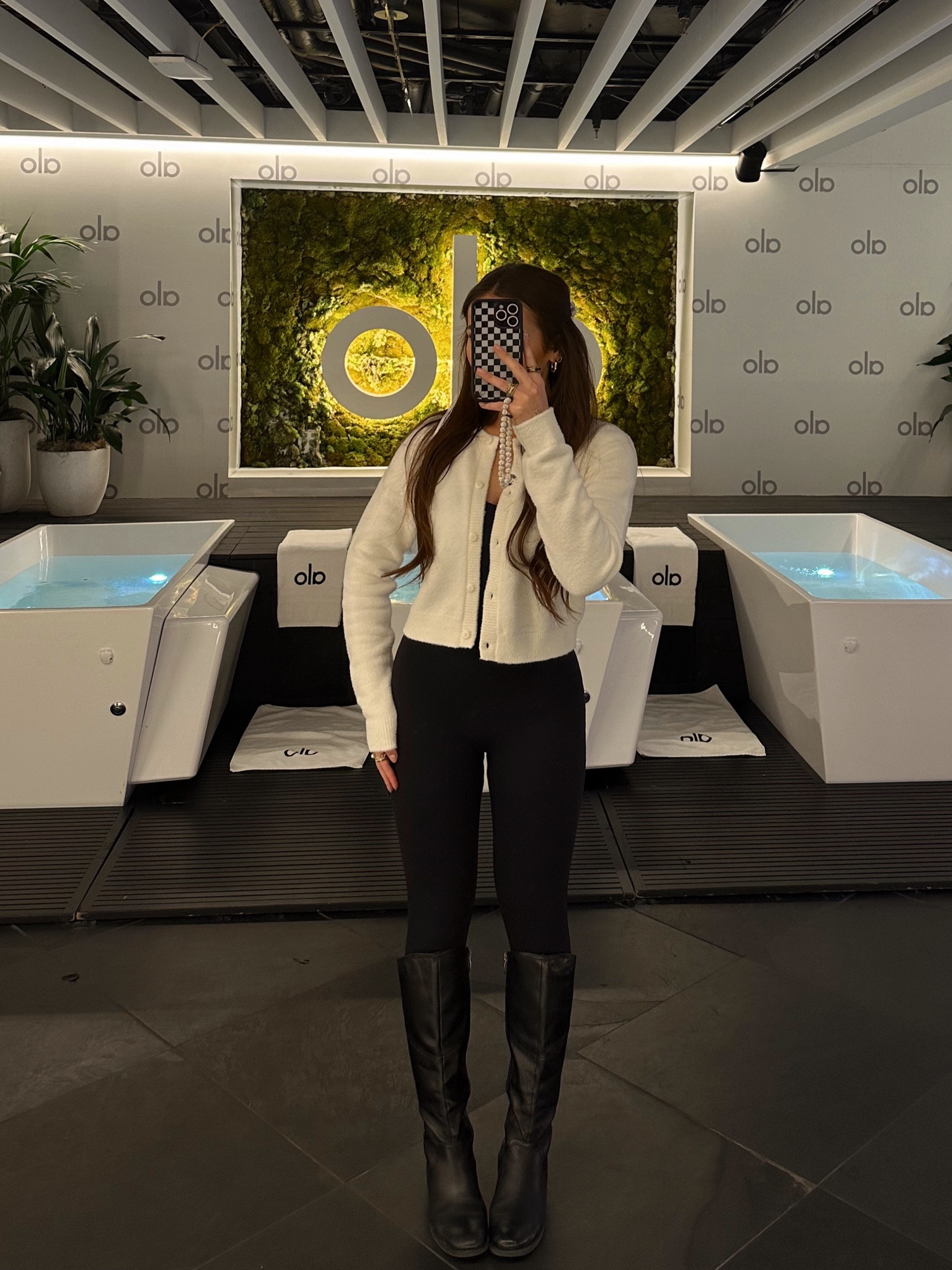 Alo Yoga Snuggle Up Sweater Cropped Cardigan and Airbrush One and Done Onesie

#LTKWorkwear #LTKStyleTip