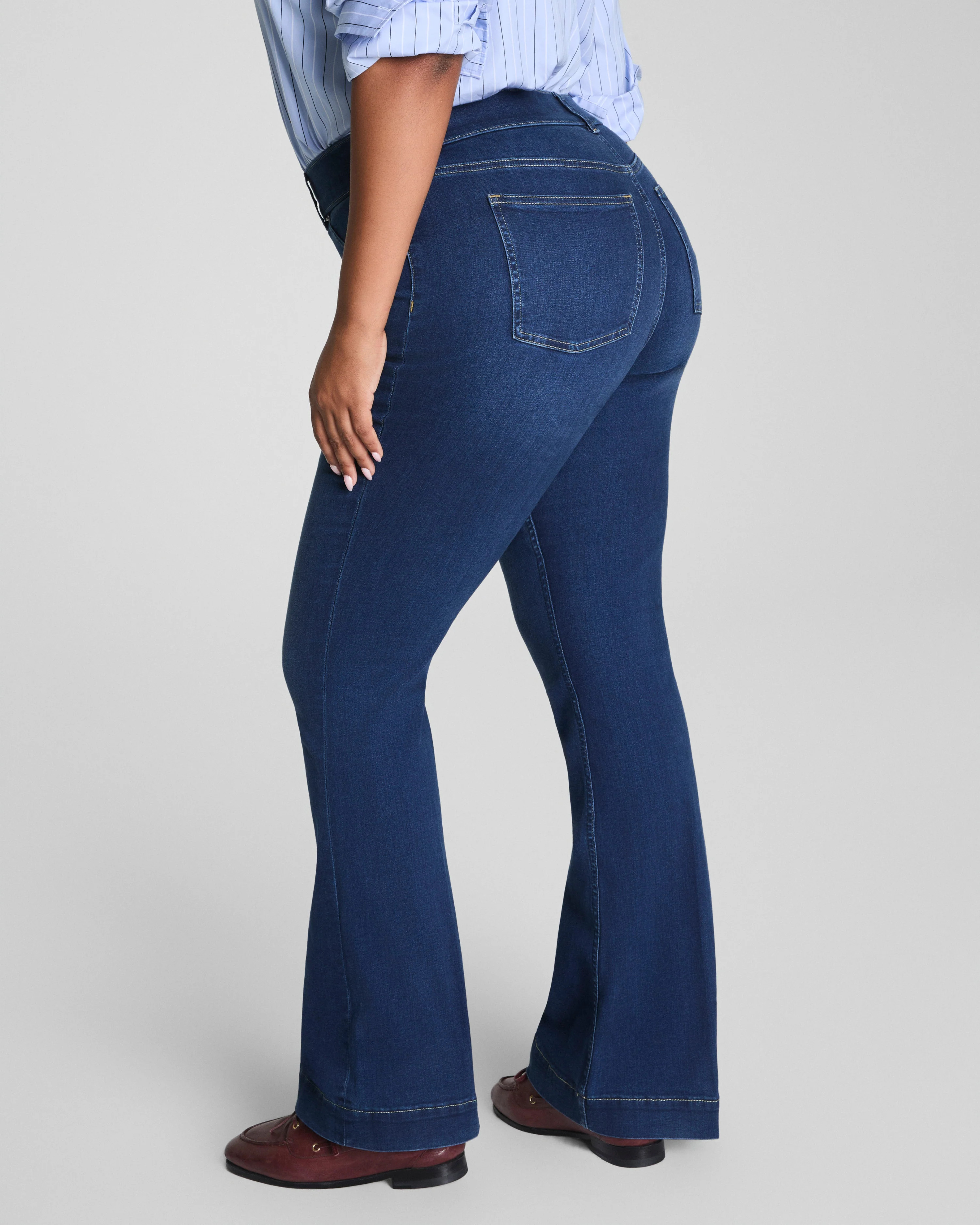 High-Rise Flare Jeans with Tummy Control | SPANX | Spanx Canada