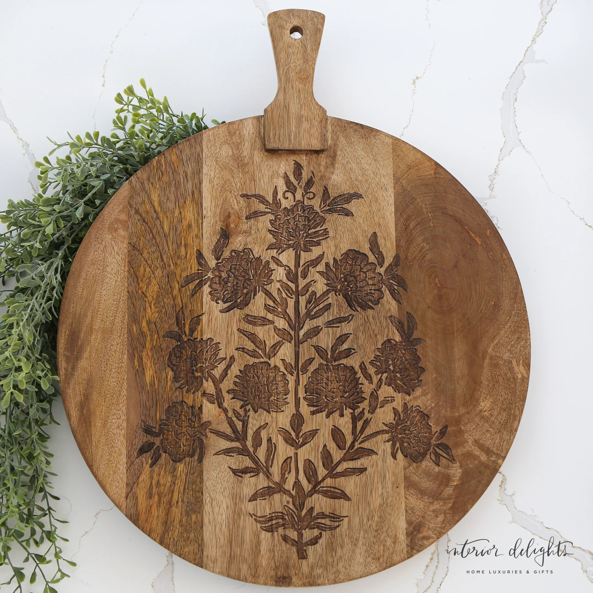 Block Print Circle Board | Interior Delights