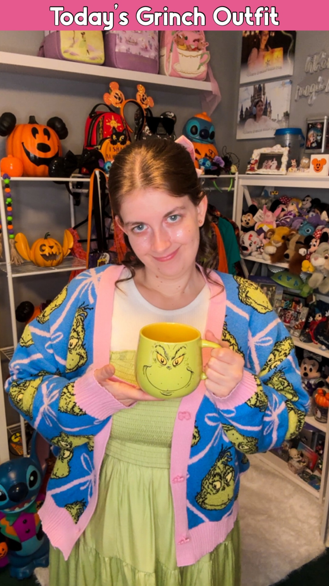 Today’s Grinch outfit. I love this grinch sweater I found at target. I’m wearing a xl. 

#LTKMidsize #LTKSeasonal #LTKHoliday