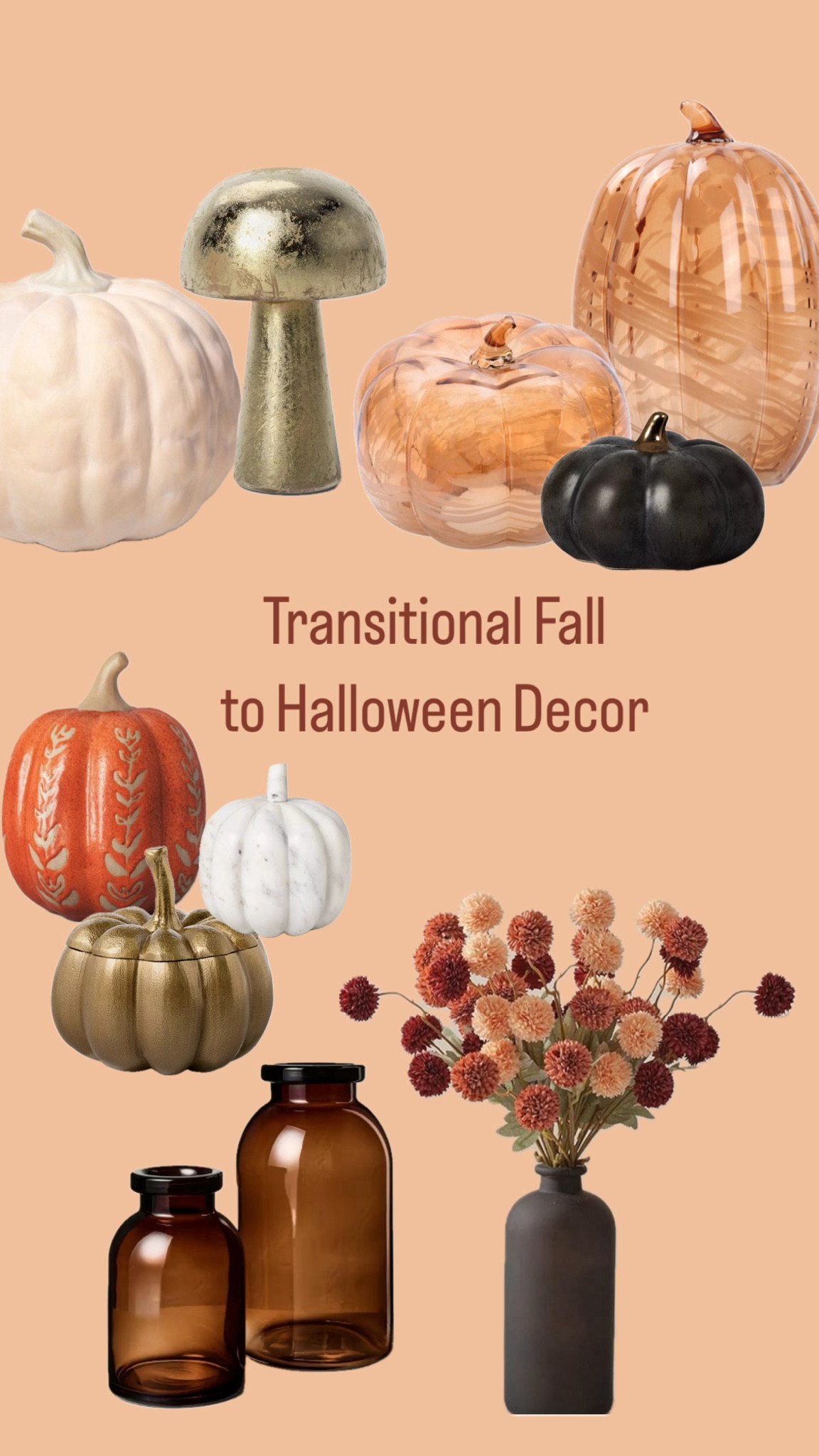 Fall decor that easily transitions to Halloween - right here! 

#LTKFindsUnder50 #LTKSeasonal #LTKSaleAlert