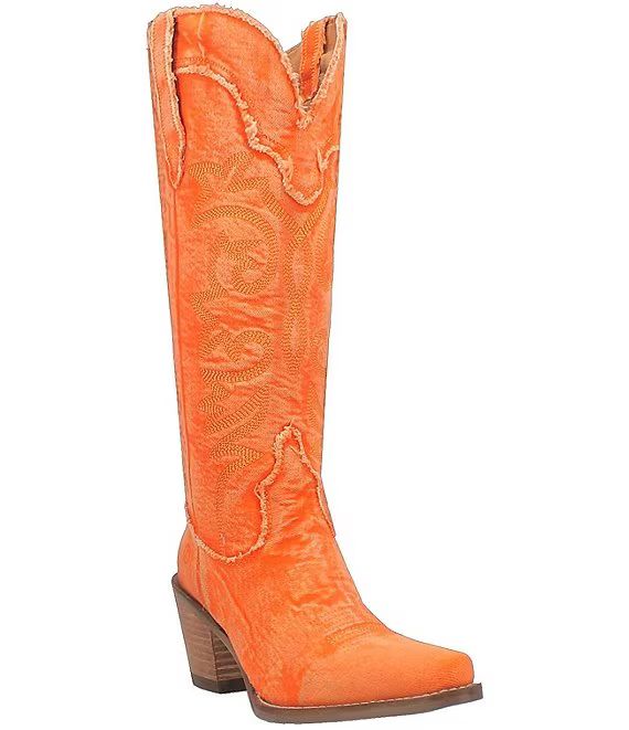 Texas Tornado Denim Tall Western Boots | Dillard's