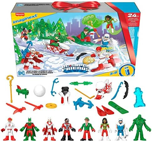 Fisher-Price Imaginext DC Super Friends, Advent Calendar,, Set of 24 Preschool Toys for Pretend P... | Amazon (US)