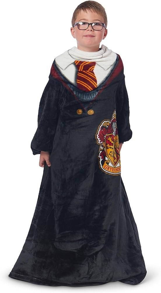 Northwest Harry Potter Hogwarts Rules Youth Silk Touch Comfy Throw Blanket with Sleeves, 48" x, 4... | Amazon (US)