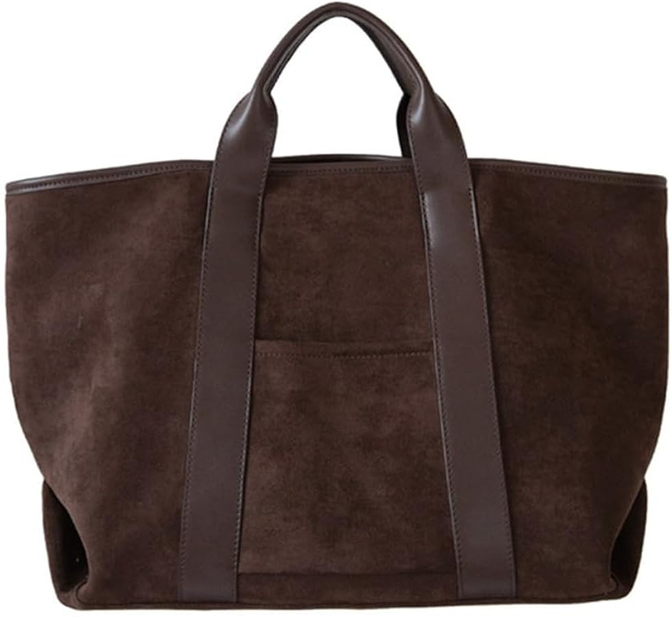 Suede Tote Top Handle Bag | Amazon (US)
