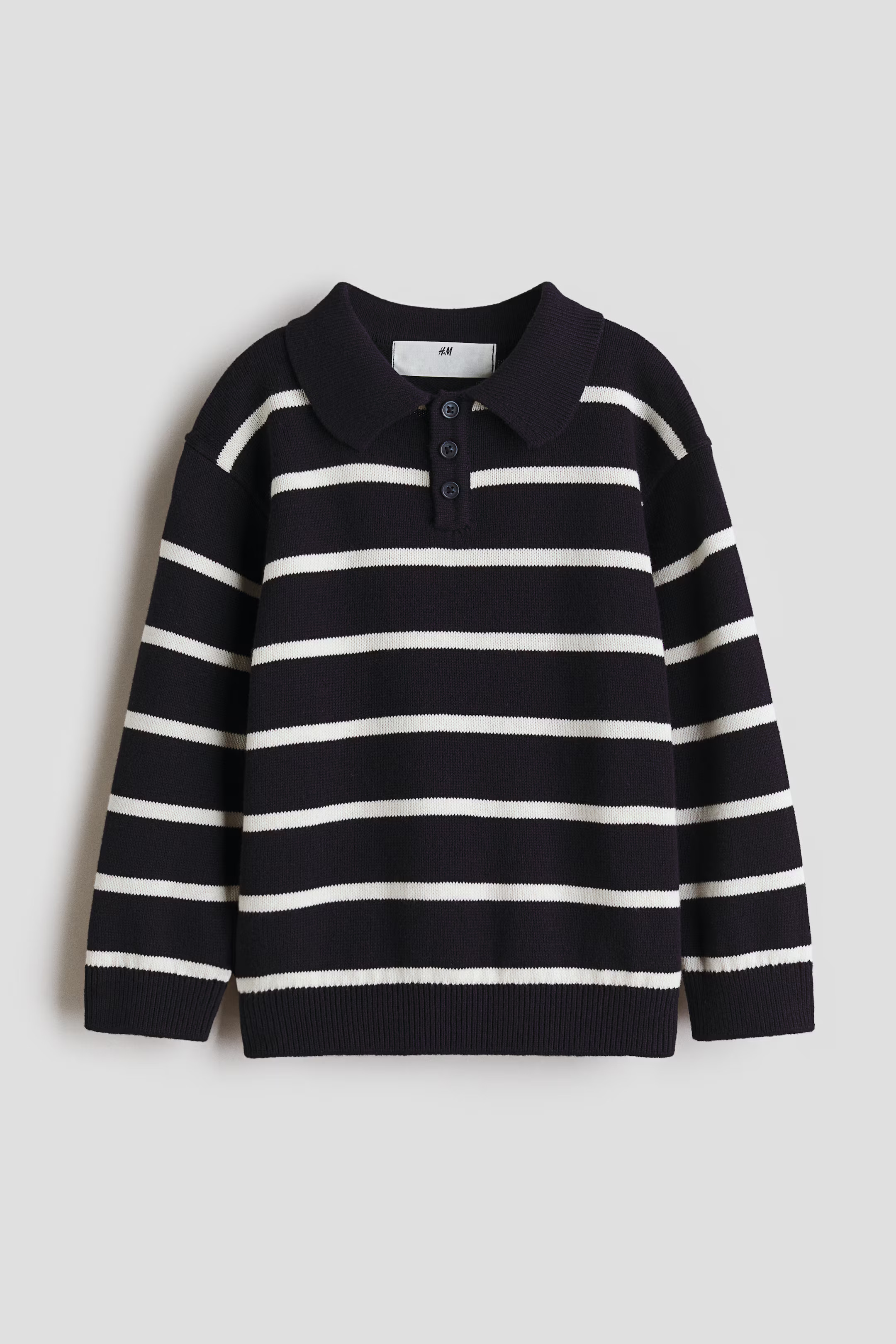 Fine-Knit Polo Shirt | H&M (US + CA)