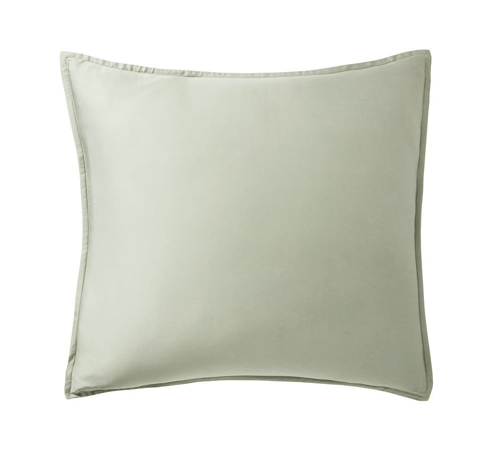 Sea Mist TENCEL&amp;#8482; Essential Shams, Euro, Set of 3 | Pottery Barn (US)