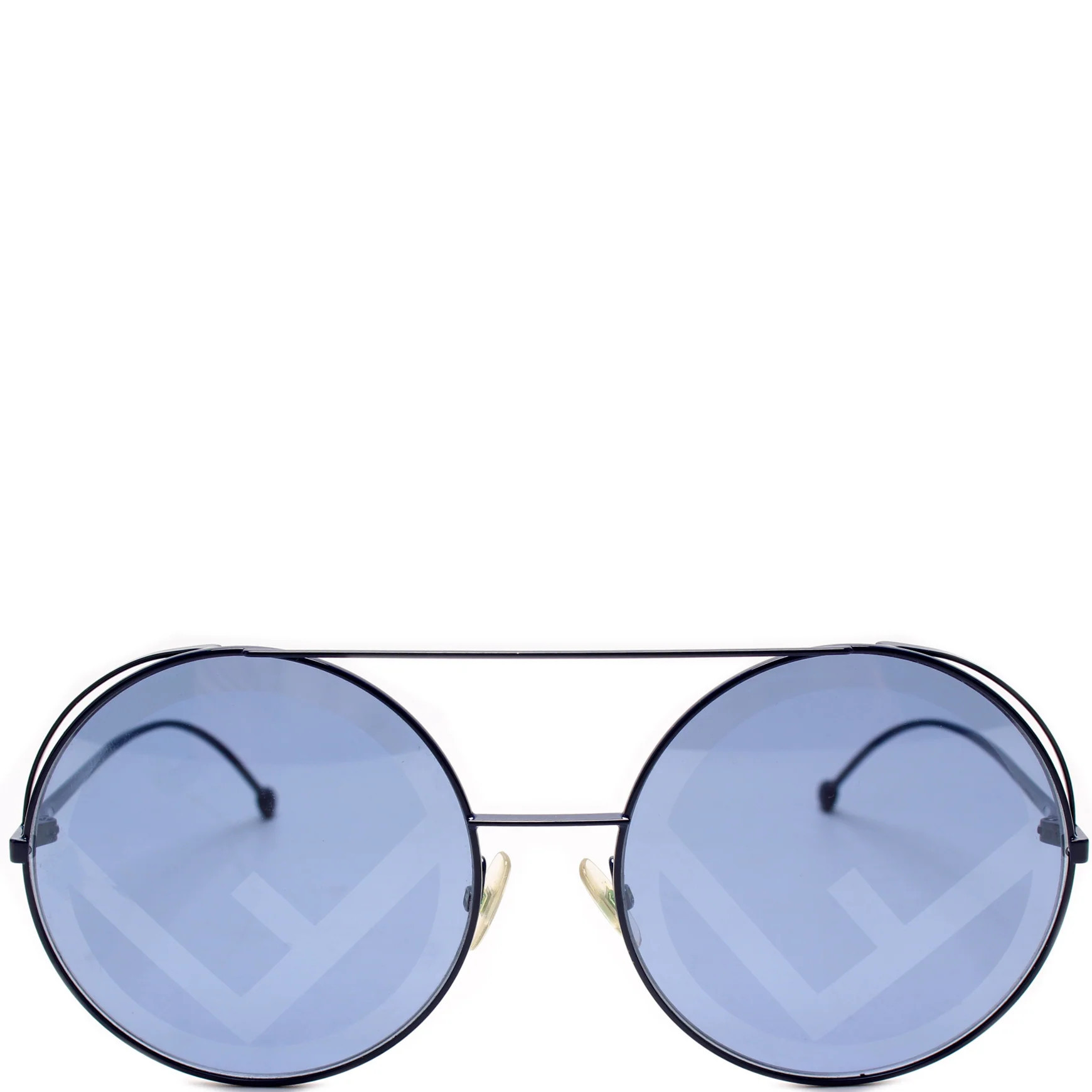 FF0285/S F Logo Round Sunglasses | Keeks Designer Handbags