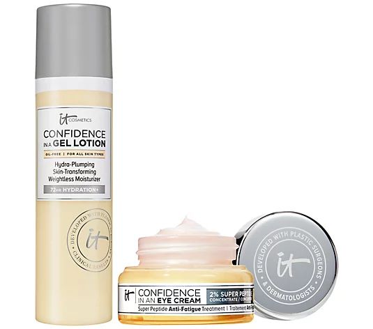 IT Cosmetics Confidence Skincare Kit 72HR Hydro Gel & Eye Cream Duo | QVC