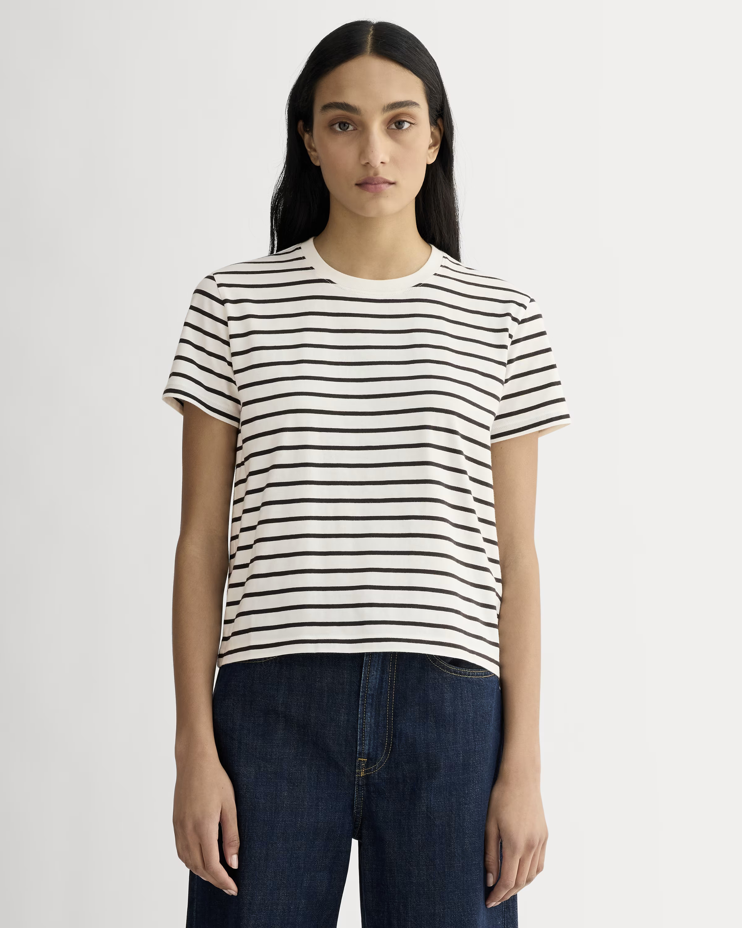 The Box-Cut Tee in Essential Cotton | Everlane