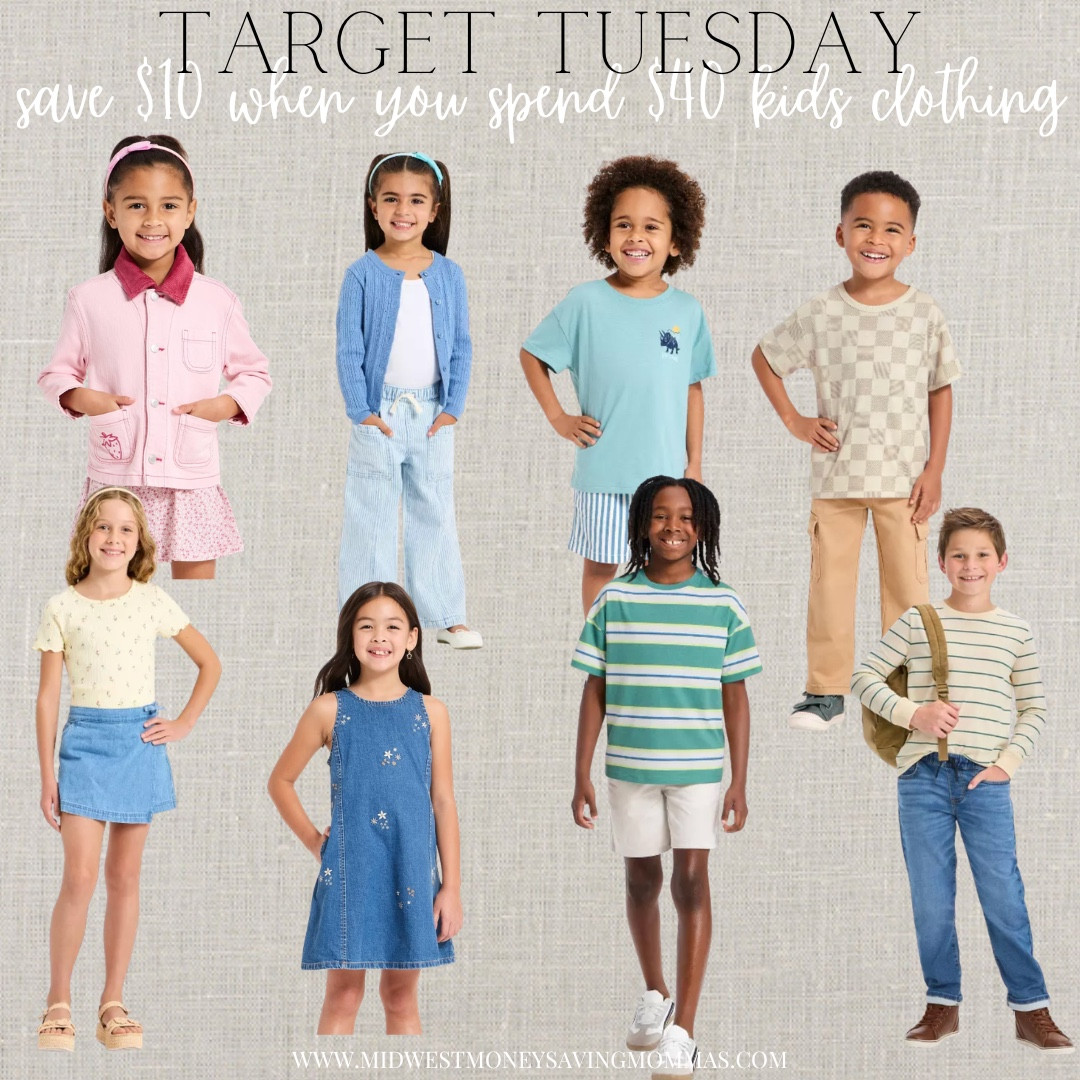 Save $10 when you spend $40 on kids & toddler clothing @Target 

Spring outfits  kids clothes  school clothes  spring break outfit 

#LTKKids #LTKootd #LTKmomlife