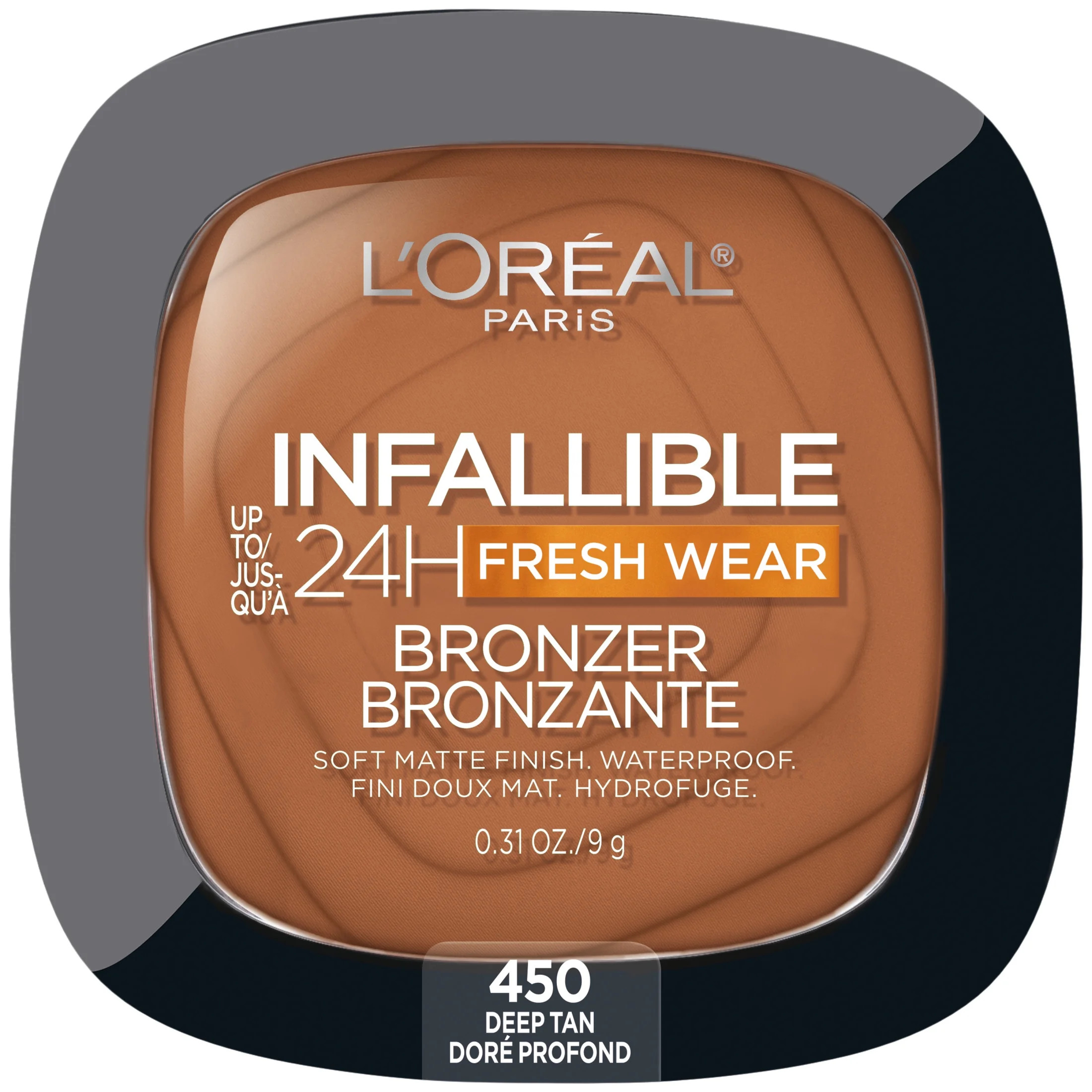 L'Oreal Paris Infallible Soft Matte Bronzer, Deep Tan, 0.31 oz | Walmart (US)
