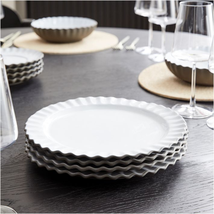 Costa Nova Festa Stoneware Dinner Plates (Set of 4) | West Elm (US)