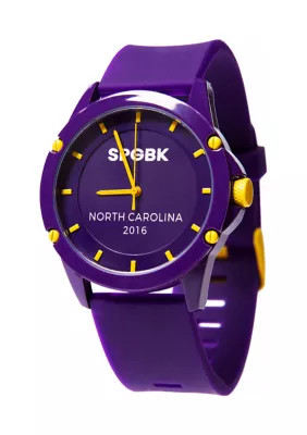 Spgbk Unisex Griffin Purple And Yellow Silicone Band Watch | Belk