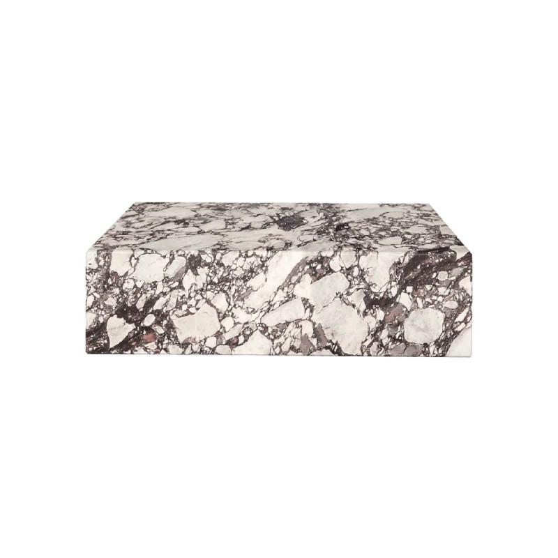 Genuine Marble Block Coffee Table - Calacatta Viola Marble | Wayfair North America