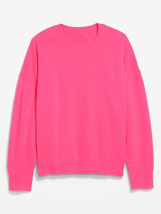 Wool-Blend Crew-Neck Sweater | Old Navy (US)