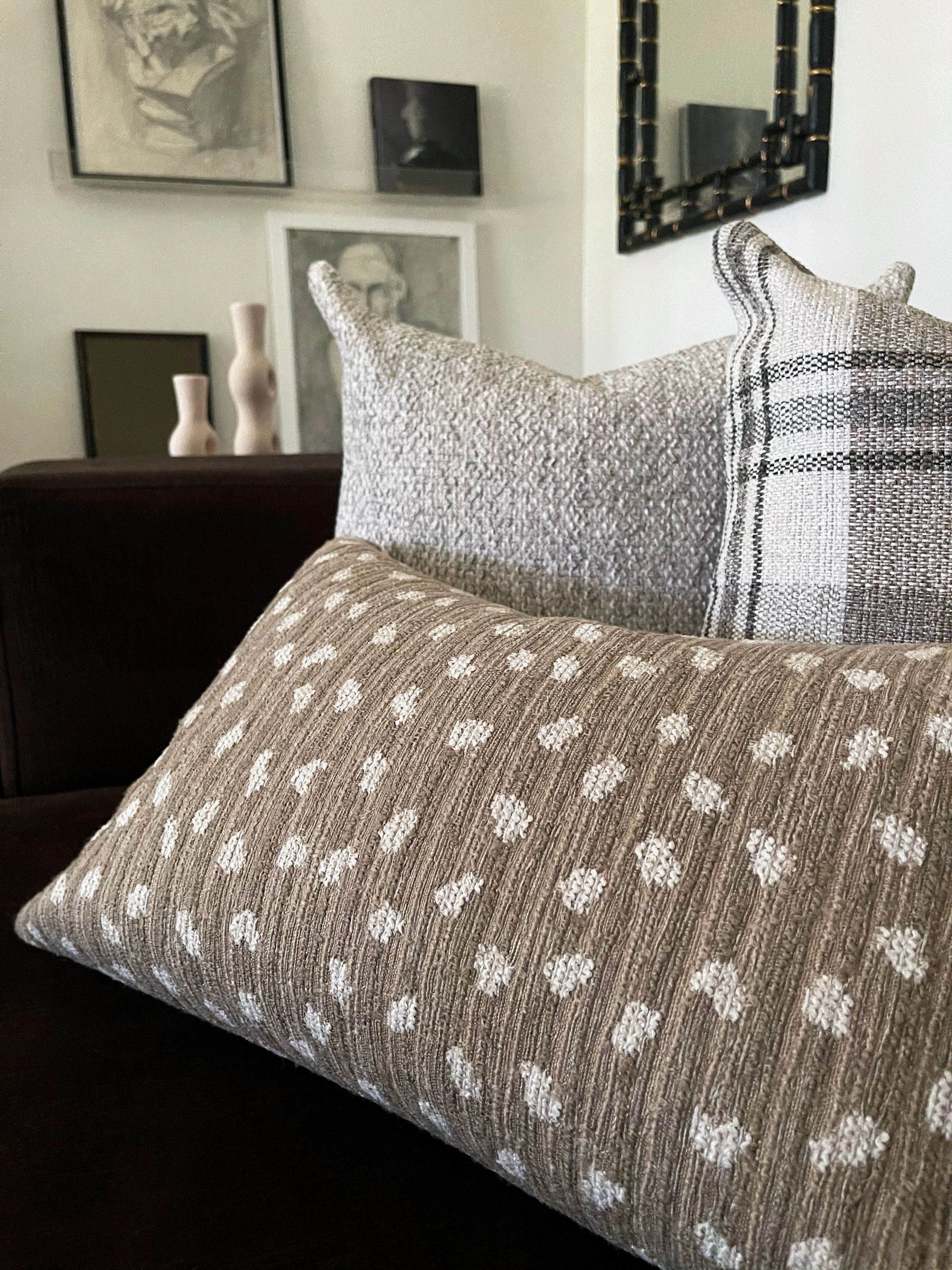 Wild Dots Woven Lumbar & Square Pillows | Handcrafted in Knoxville, TN | Cielle Home