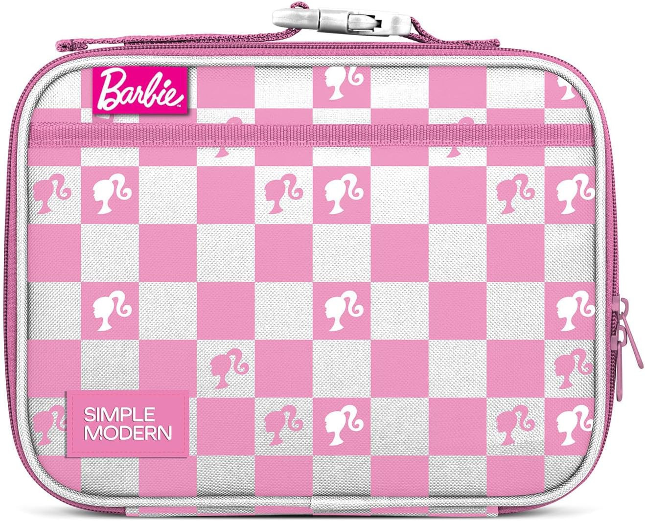 Simple Modern Mattel Barbie Kids Lunch Box for School | Reusable Insulated Lunch Bag for Toddler, Girl, and Boy | Meal Container with Exterior & Interior Pocket | Hadley Collection | Barbie Checkmate | Amazon (US)