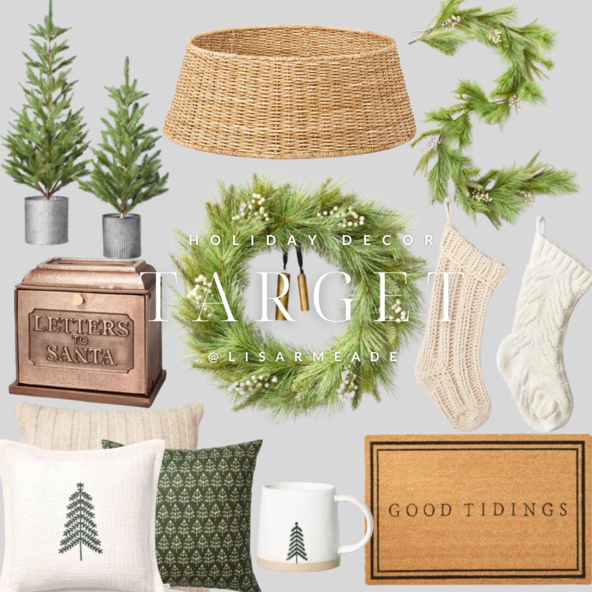 Christmas Decor from Target

Holiday decor, holiday decorations, Christmas, target, hearth & hand. Target finds, Home Decor, Holidays, home items, Christmas home, garland, throw pillows, neutral Christmas, tree skirt, stockings, Santa, door mat, wreath, Christmas wreath, Santa clause 

#LTKHoliday #LTKhome