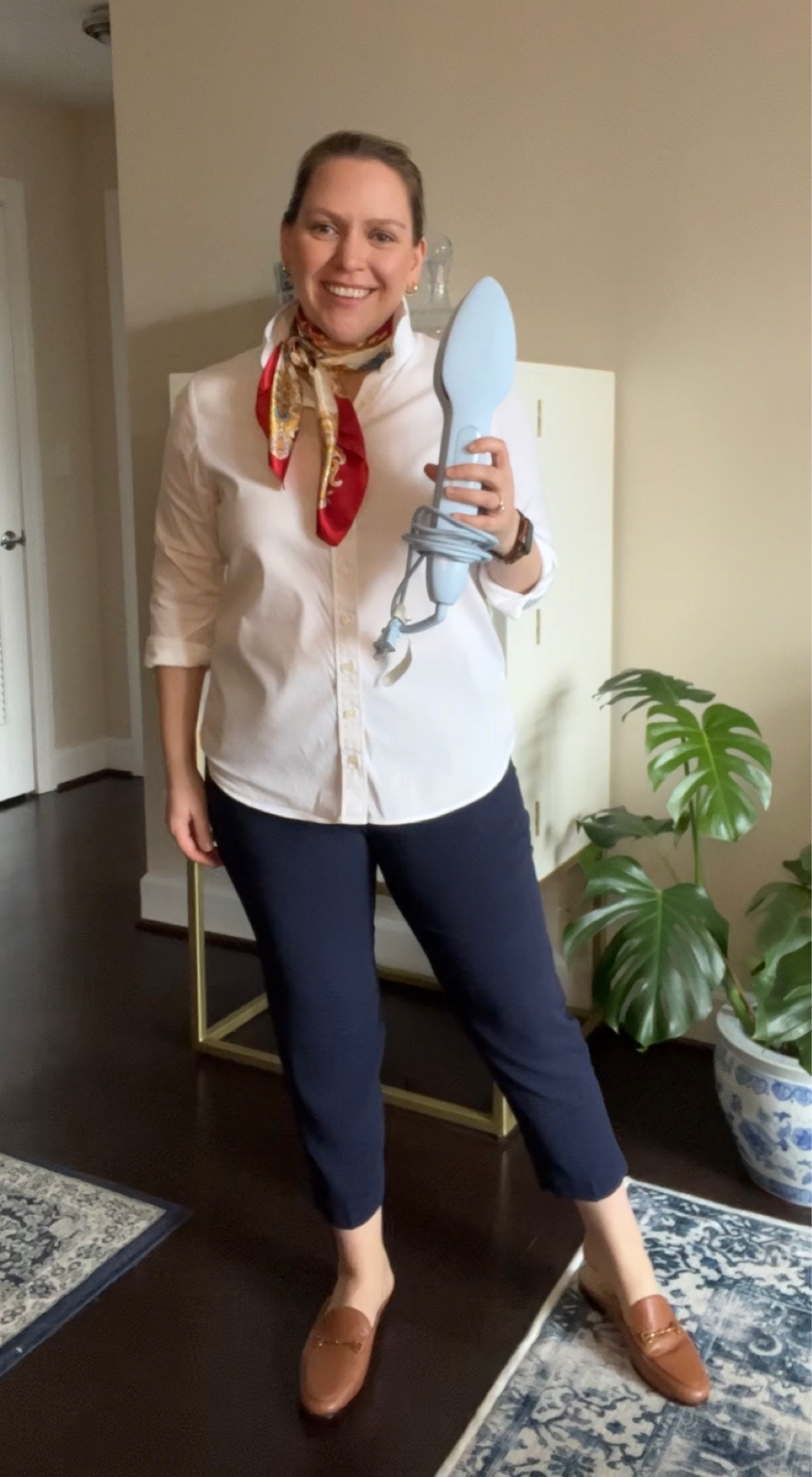 Getting ready for work this morning was a snap because of my new BFF Nori (aka iron spelled backwards) 💙

I was so impressed at how quickly the Nori turned my wrinkled clothes into a Friday work outfit! 

The @Nori Press (gifted) is a handheld steam iron - so you can remove wrinkles from your clothes without the hassle of getting out that clunky ironing board. It heats up quickly and I was able to easily switch the settings from cotton for my button down to poly and silk for my pants and scarf. I would recommend using distilled water for this iron. 

classic style • grandmillenial style • Amazon fashion • Amazon finds • Amazon must haves • workwear • classic chic • work outfit  

#amazonfashion #amazonfinds  #effortlesschic #ootdinspiration #businessstyle #dailyworkwear #workoutfit #whatiworetowork #officeoutfit #officeoutfitoftheday 

#LTKworkwear #LTKfindsunder100 #LTKfindsunder50